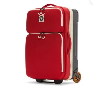 Walker Family Goods carryon avi roller rolling suitcase special Red Travel